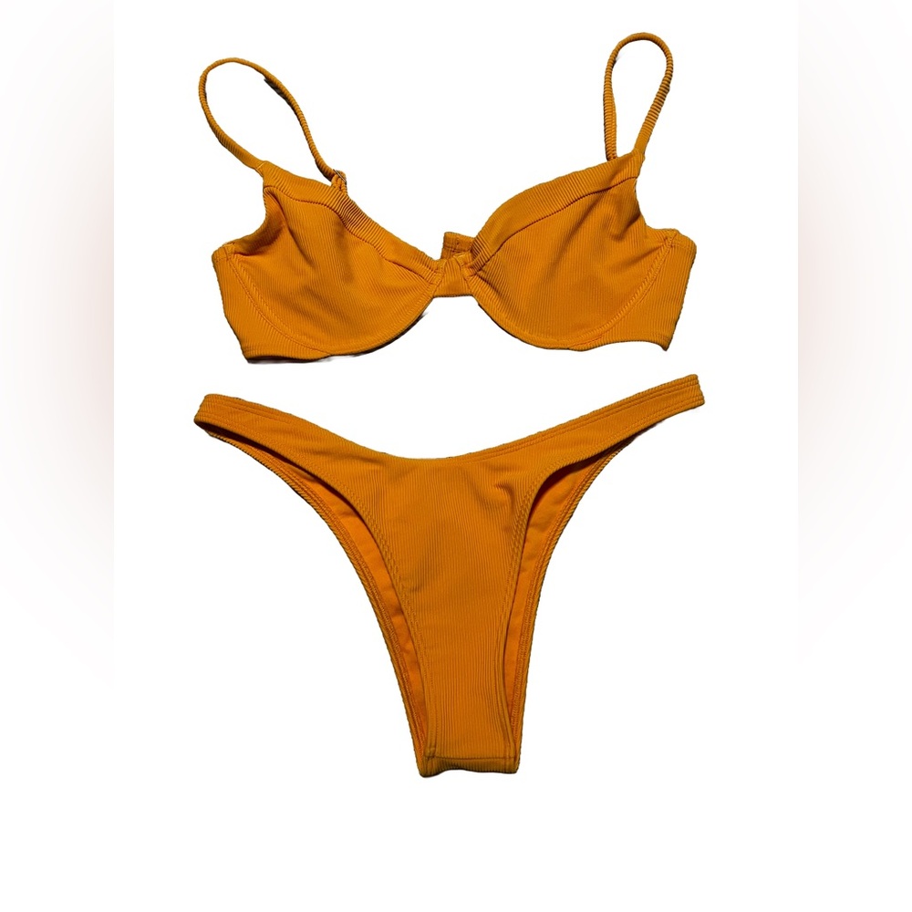 Abercrombie & Fitch Cheeky Marigold Yellow Bikini
